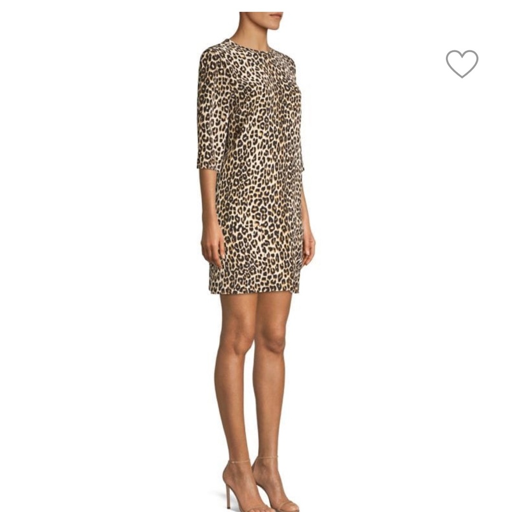 Equipment Aubrey Silk Animal Print Dress